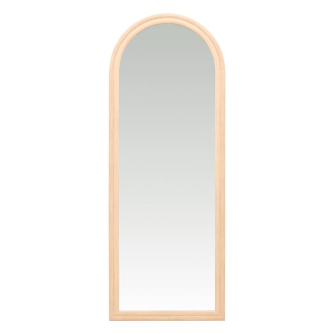 Miroir en arche 72 x 190 cm NERRINE Couleur bois clair <span itemprop=