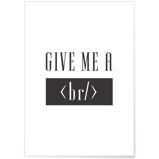 Affiche Codage Couleur blanc <span itemprop=