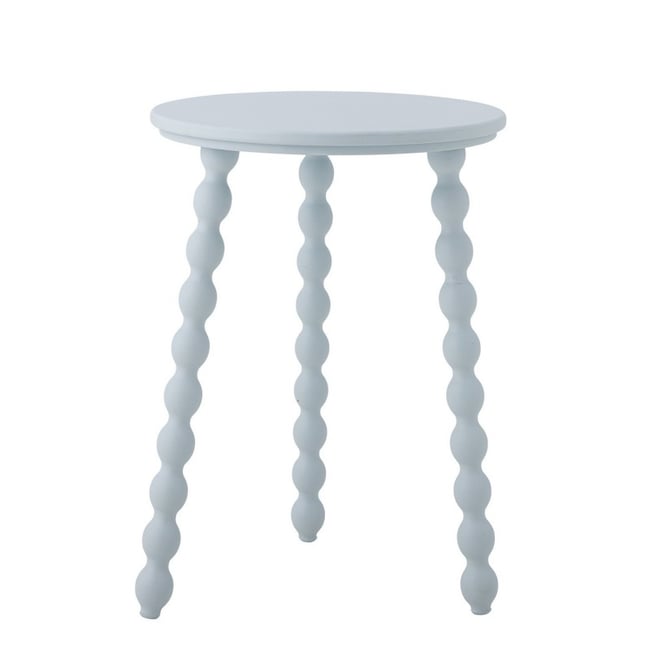 Table d'appoint bois  SALINO Couleur bleu clair <span itemprop=