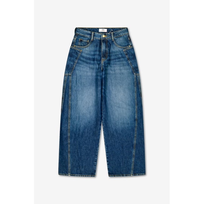 Jeans loose, large NYALAU, longueur 34 blue <span itemprop=