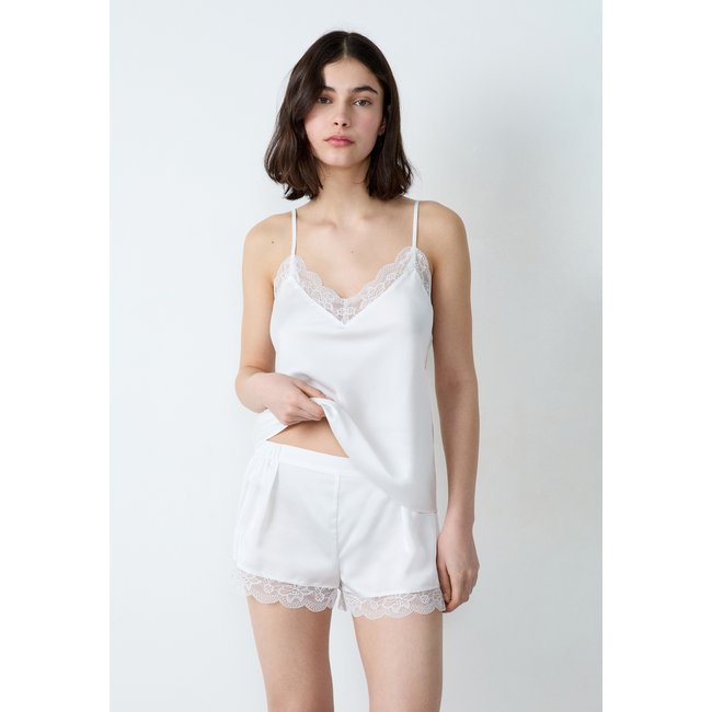 Short de pyjama satiné détails dentelle DESIRE - ETAM