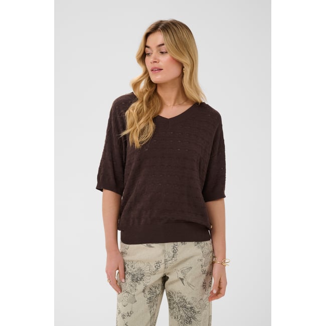 Pullover tricoté - CREAM