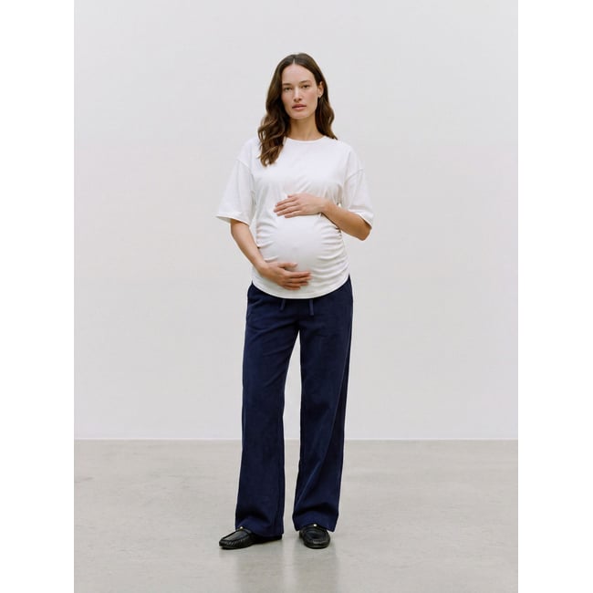 Pantalon À Jambe Large bleue - navy peony 1 <span itemprop=