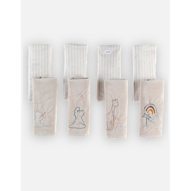 Protège barreaux pour lits et parcs bébé, beige <span itemprop=