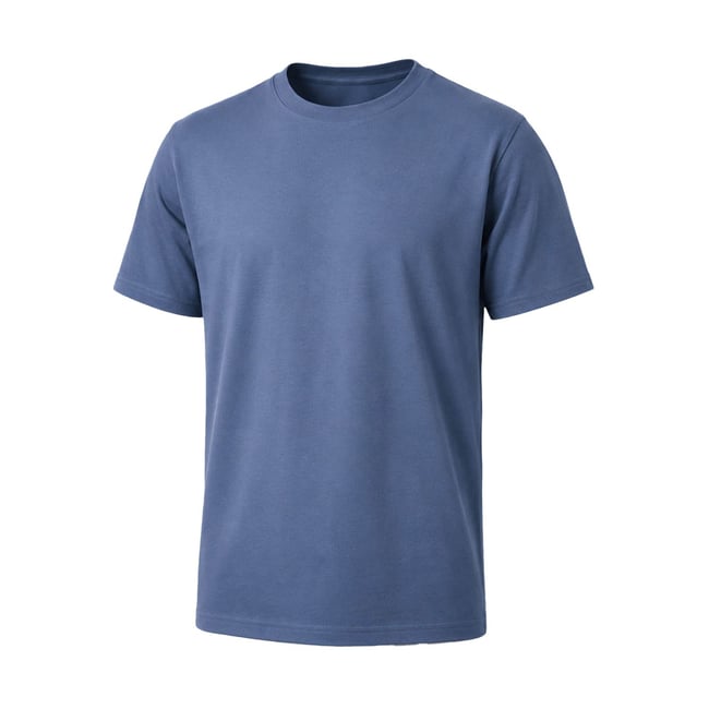 Tee shirt coton 200GSM bleu <span itemprop=