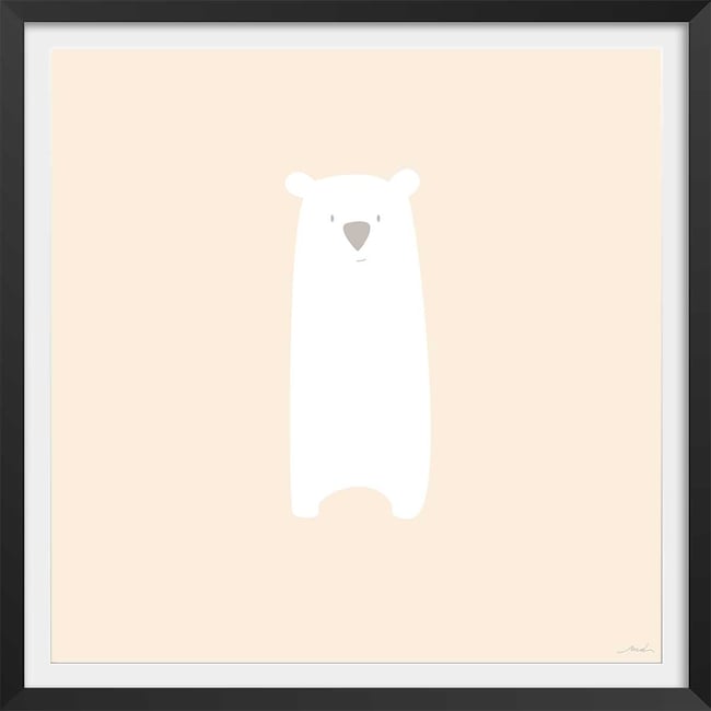 Affiche enfant grizzly mimi - HEXOA