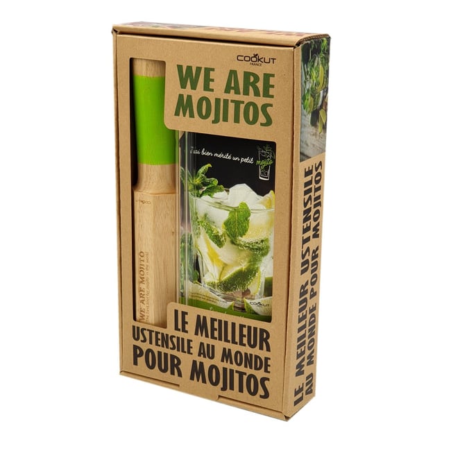 Coffret cadeau mojito et livre Cookut naturel <span itemprop=