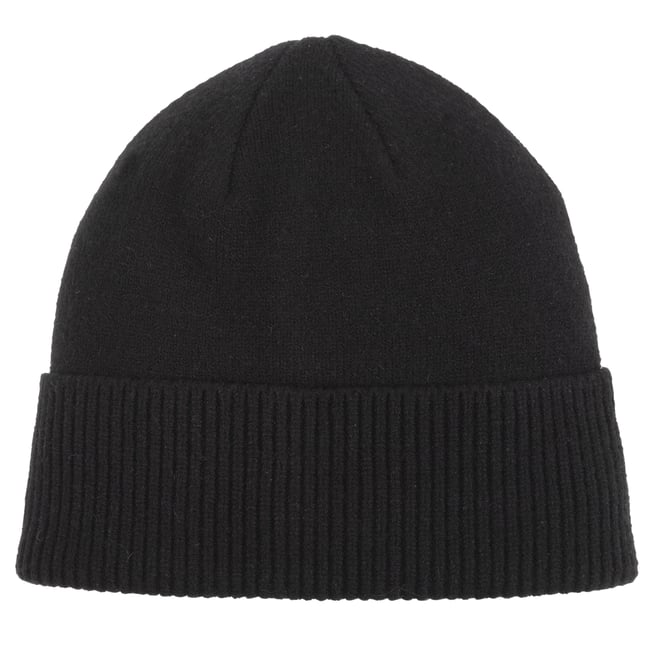 Bonnet ultra doux, non doublé noir <span itemprop=