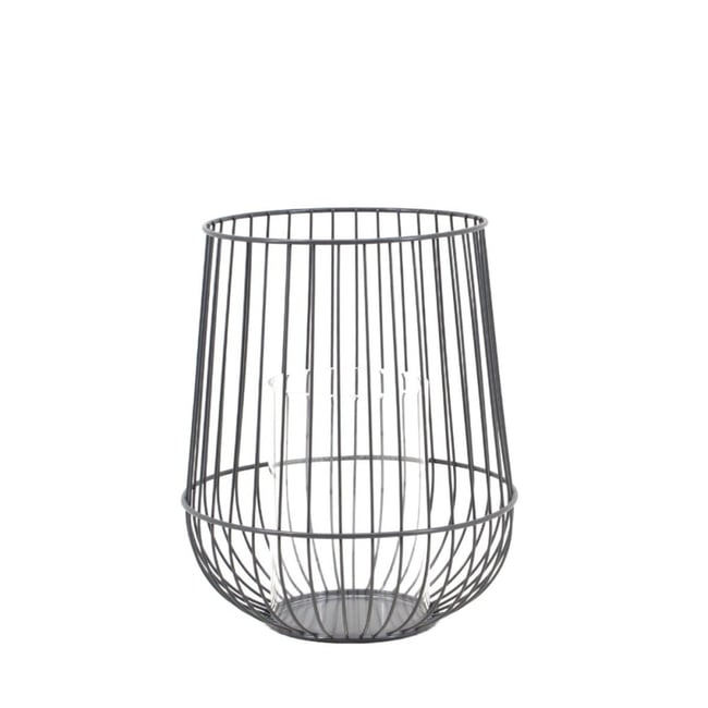 Lanterne en métal filaire 25cm - ORNAMI