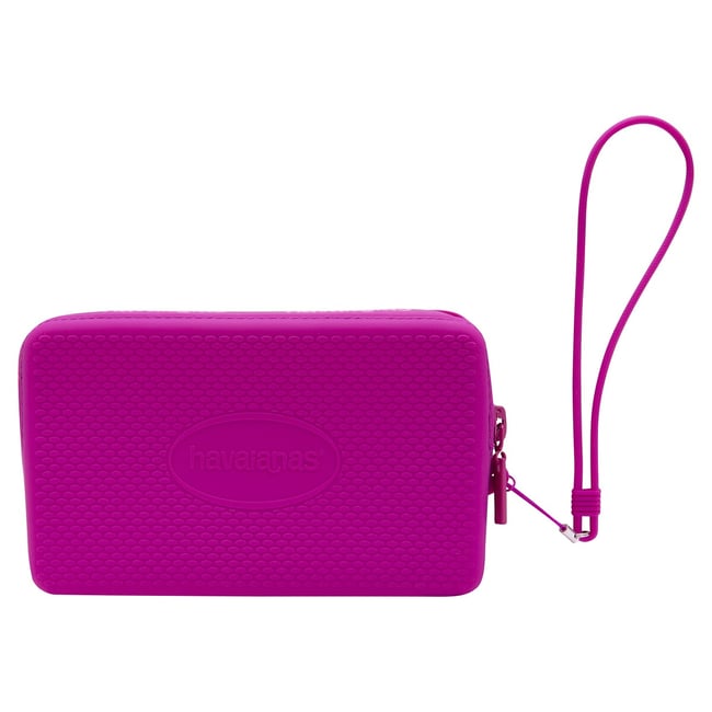 Pochette Silicone Mini Bag Logo rosa fucsia HAVAIANAS