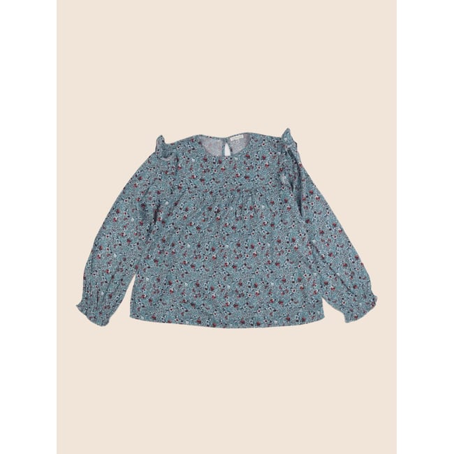 Blouse - Très bon état vert <span itemprop=