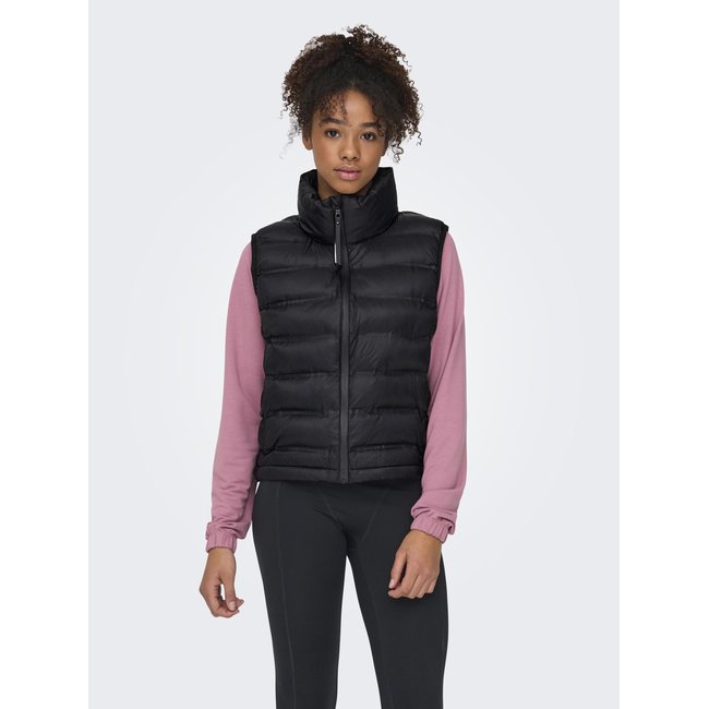 Gilet matelassé ONLY PLAY noir - black <span itemprop=