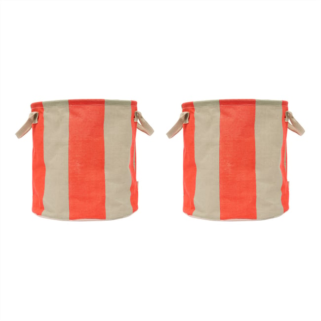 Panier de rangement LIVING Couleur rouge clair <span itemprop=