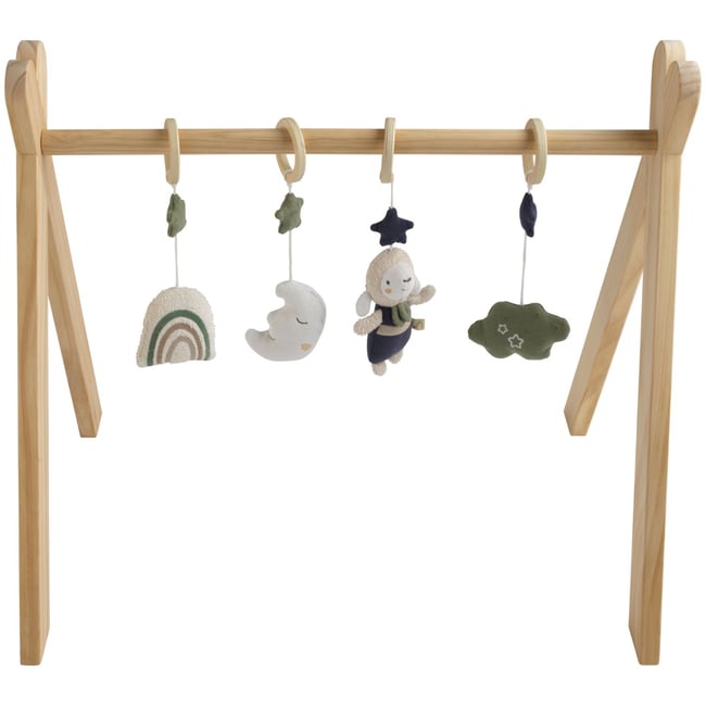 Arche d'éveil bleu, écru, vert <span itemprop=