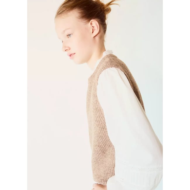 Pull-over maille volants - MANGO KIDS