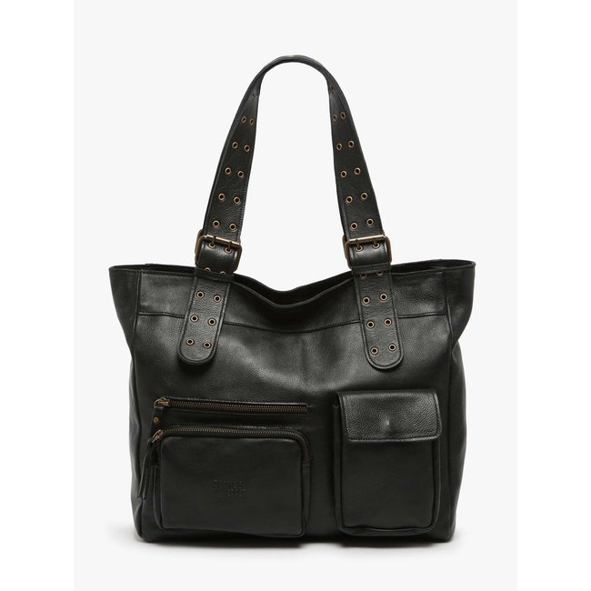 sac à main Cargo cuir - BASILIC PEPPER