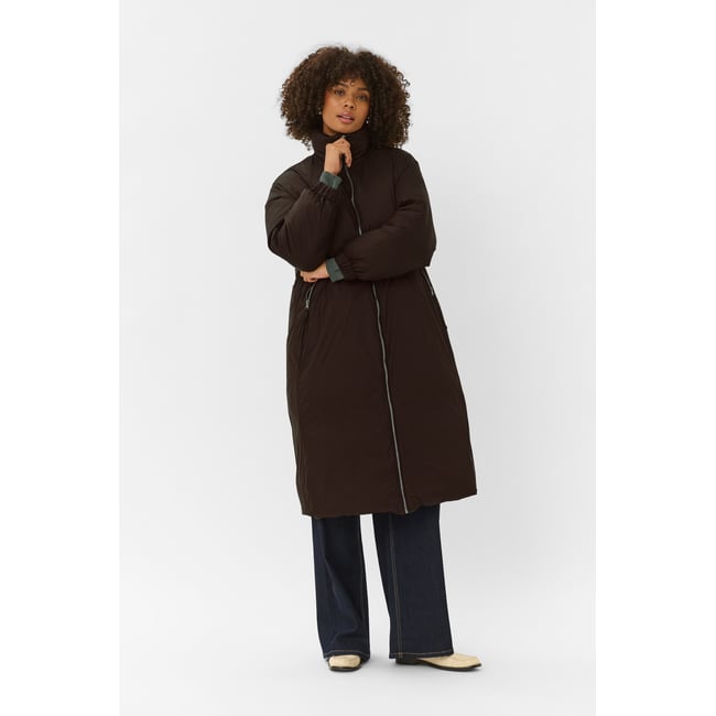 Manteau marron coffee bean <span itemprop=