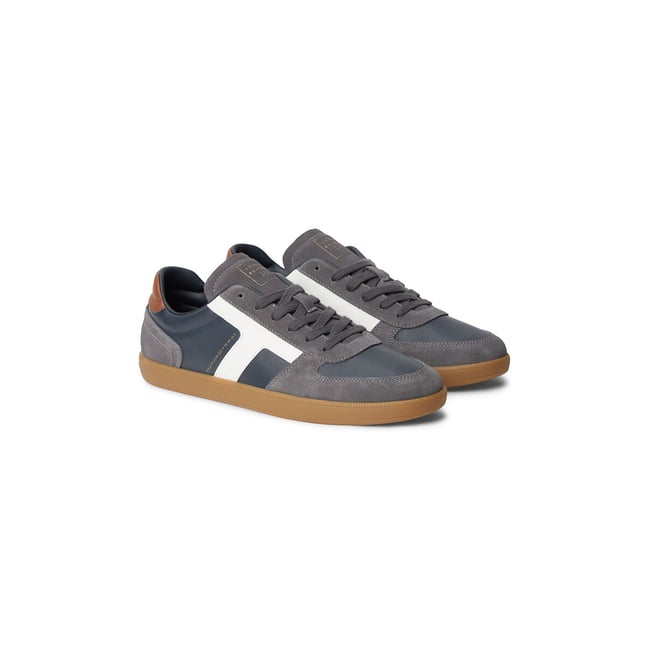 Zapatillas deportivas de piel, TRIBECA azul marino <span itemprop=