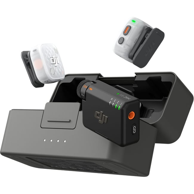 Micro cravate sans fil Mic Mini 2S (2TX + 1 RX + Charging Case) - DJI