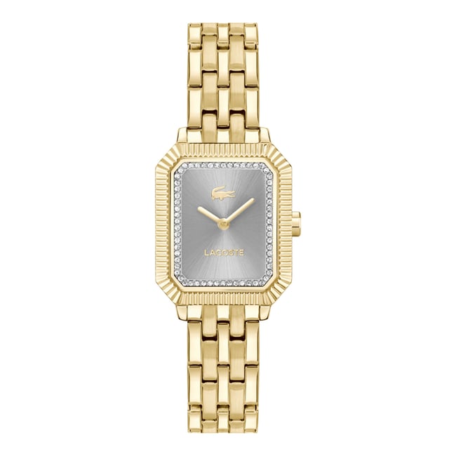 Montre Analogique  LACOSTE PARISIENNE doré gris doré <span itemprop=