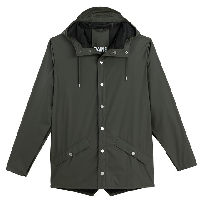 Chaqueta impermeable con capucha unisex JACKET caqui <span itemprop=