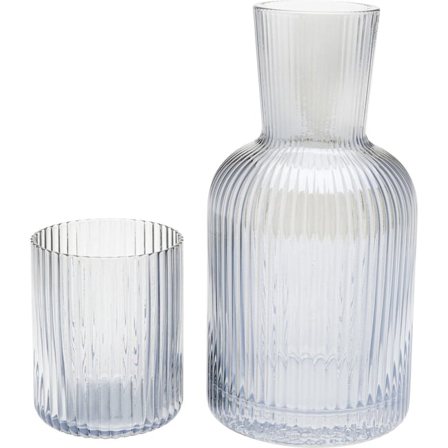 Carafe en verre, TANGO Couleur gris <span itemprop=