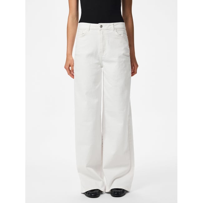 Jean À Coupe Ample bright white <span itemprop=