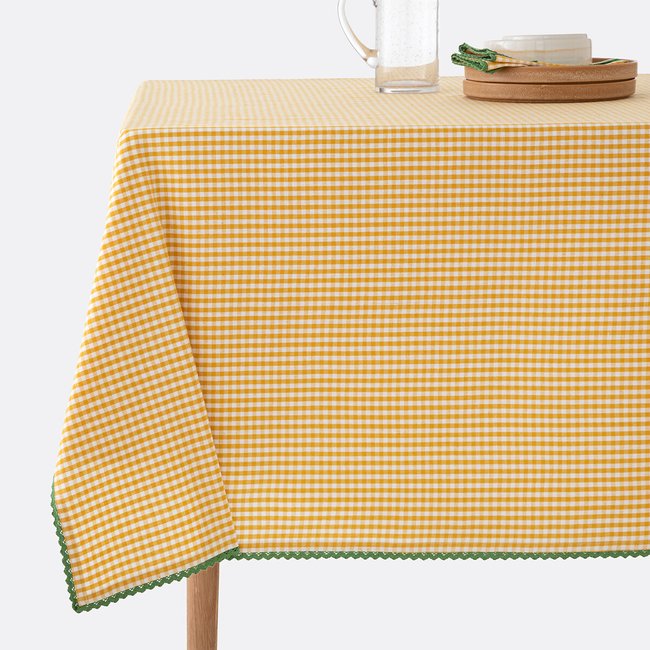 Nappe motif vichy tissé teint coton/lin Trattoria - LA REDOUTE INTERIEURS