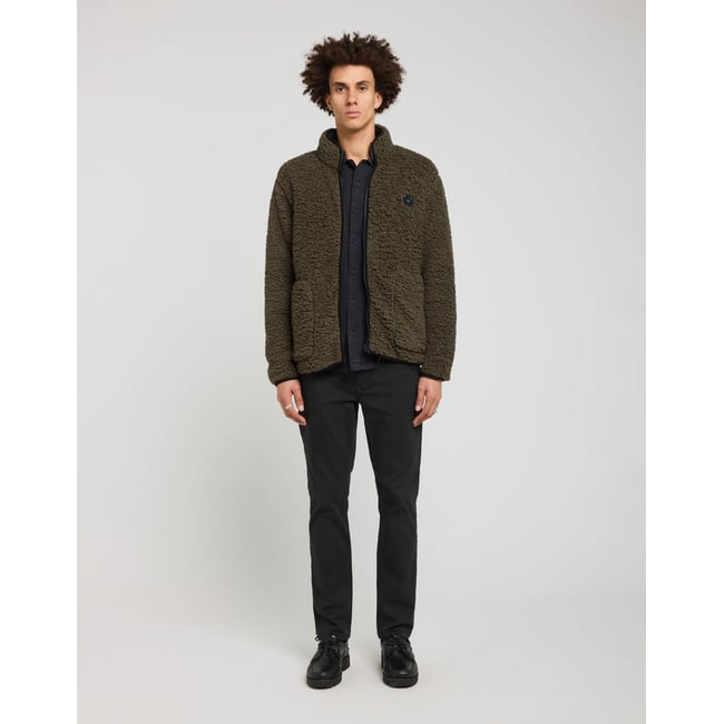 VESTE POLAIRE KAKI vert kaki <span itemprop=