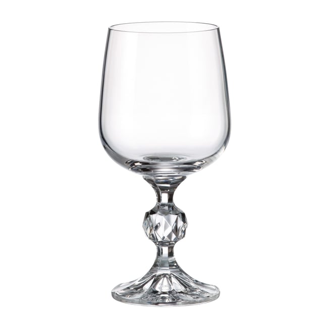 Lot de 3 verres à pied en cristallin 23cl, MATIGNON Couleur transparent <span itemprop=