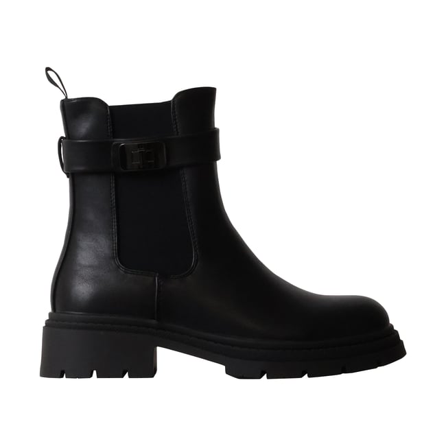 Bottines à Zip noir <span itemprop=