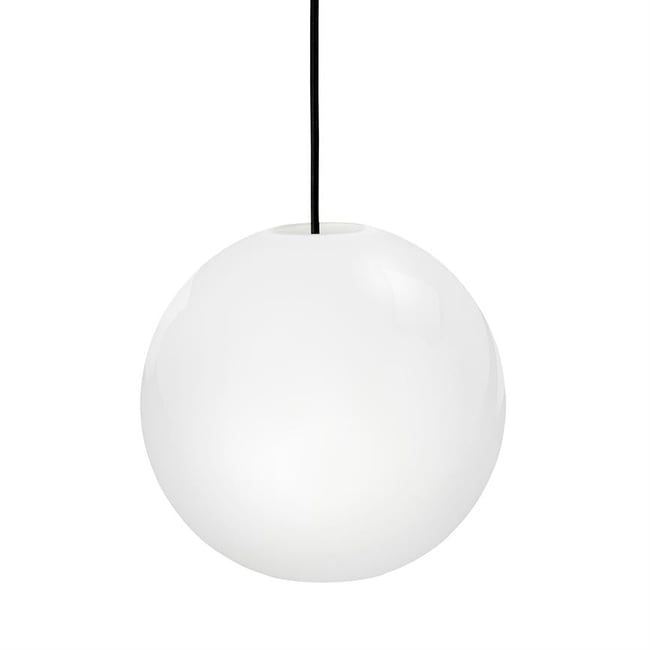 Suspension en Verre D30 CAFÈ Couleur verre opale <span itemprop=