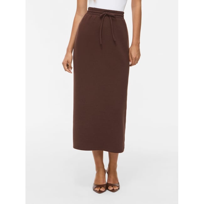 Jupe Mi-Longue marron - coffee bean1 <span itemprop=