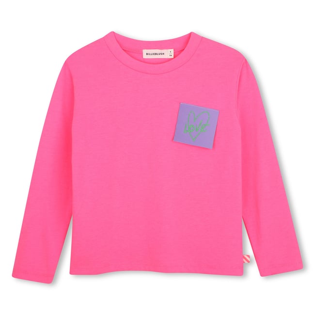 Tee-shirt manches longues storm pink <span itemprop=