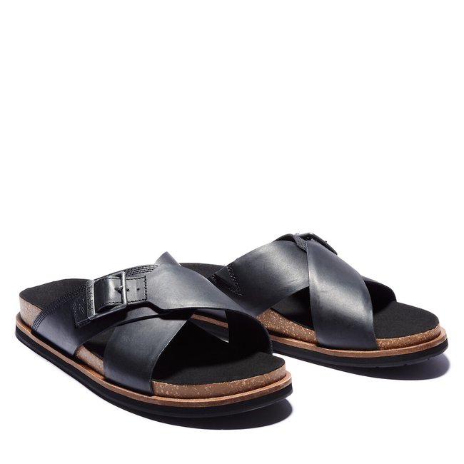 Muiltjes Amalfi Vibes Cross Slide <span itemprop=