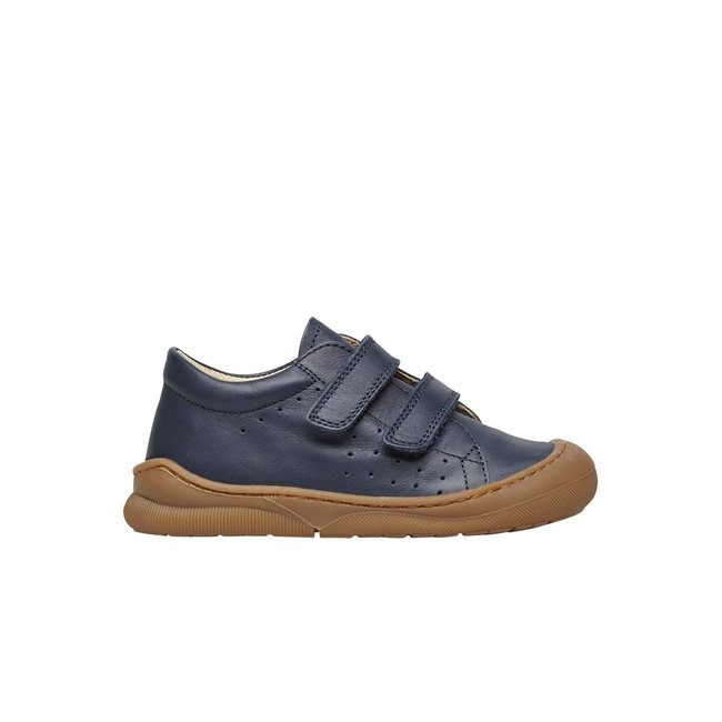 Chaussures premiers pas en cuir nappa GABBY VL marine <span itemprop=