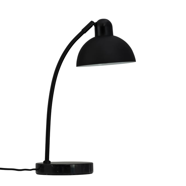 Lampe à poser marbre/noir ERIC Couleur noir <span itemprop=