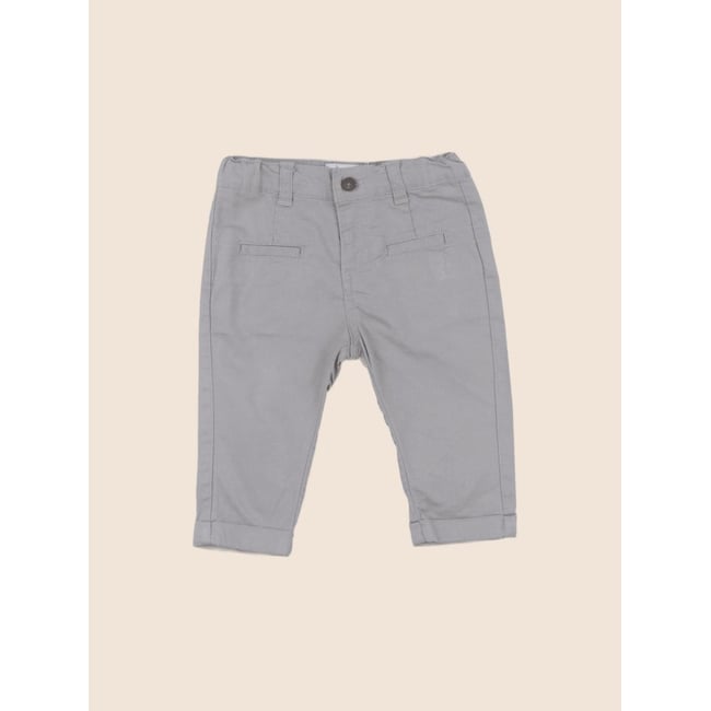Pantalon - Très bon état gris <span itemprop=