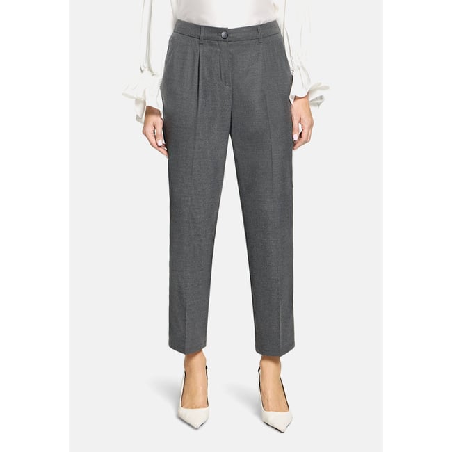 Pantalon casual à plis repassés magnet <span itemprop=