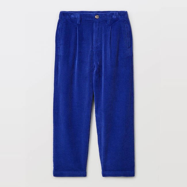 Pantalon large en velours - MONOPRIX