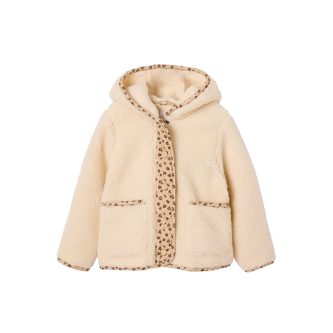 Veste à capuche vanille <span itemprop=