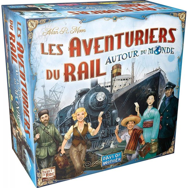 Les Aventuriers du Rail Autour Du Monde bleu <span itemprop=
