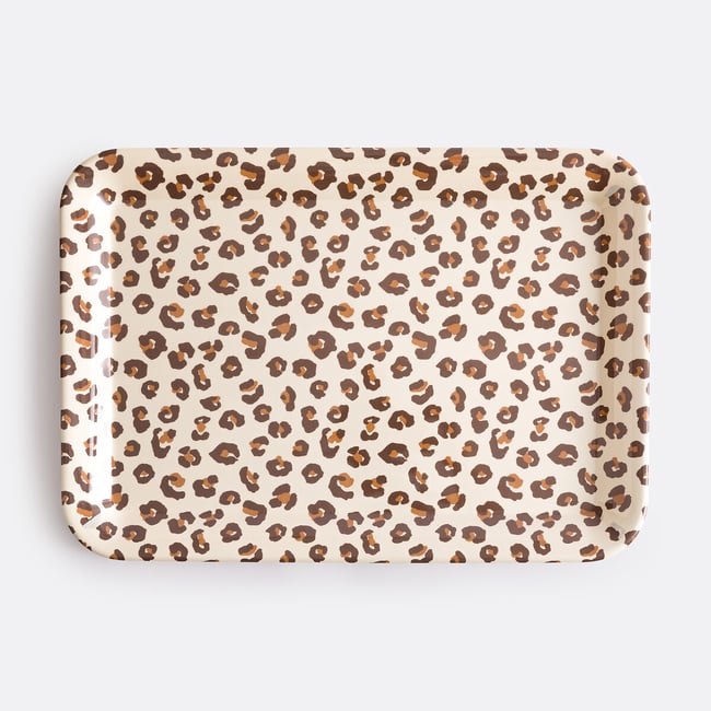 Taca Azhar Leopard Print w rozmiarze m z nadrukiem w panterkę LA REDOUTE INTERIEURS