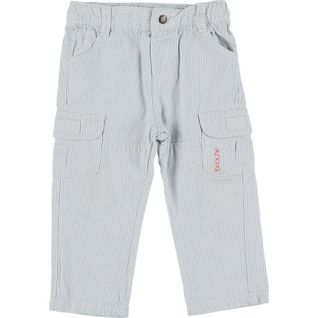 Pantalon - Très bon état blanc;bleu <span itemprop=