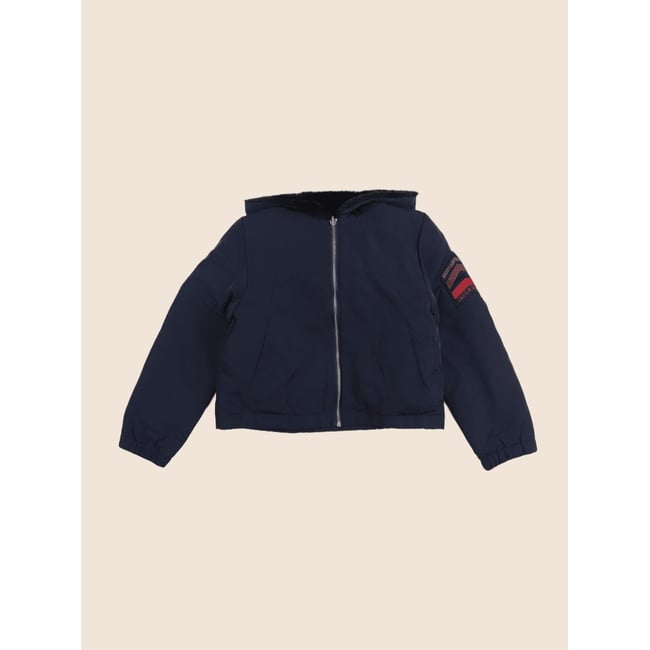 Veste réversible - Etat satisfaisant bleu <span itemprop=