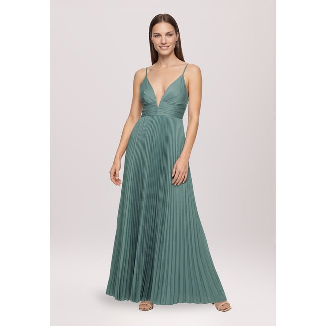 Robe en chiffon à encolure en v - VERA MONT