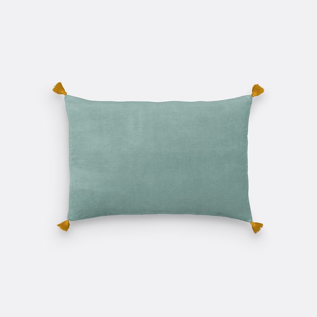 Velvet Linen & Cotton Cushion Cover - LA REDOUTE INTERIEURS