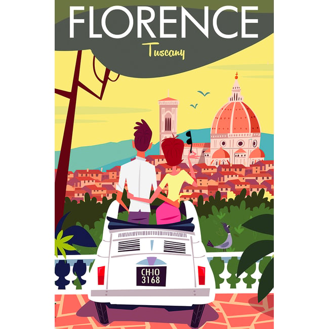 Tableau voyage à florence - HEXOA