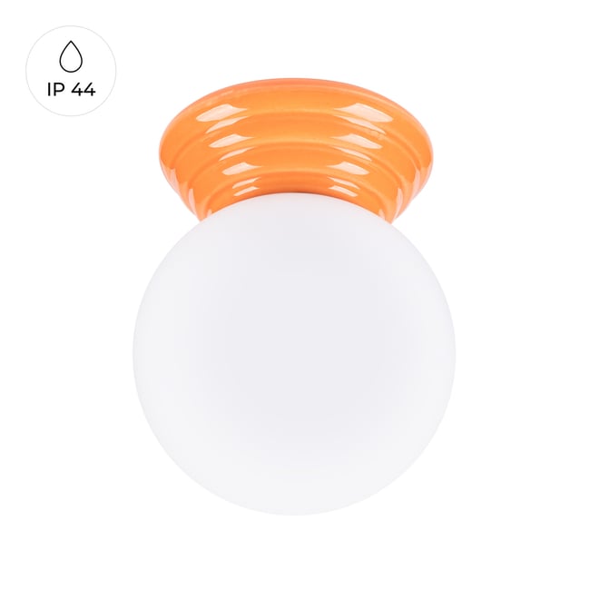 Plafonnier Céramique Orange G9 1 Zori Couleur orange <span itemprop=
