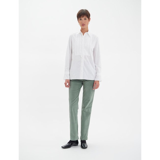 Chemise en coton clara blanc <span itemprop=